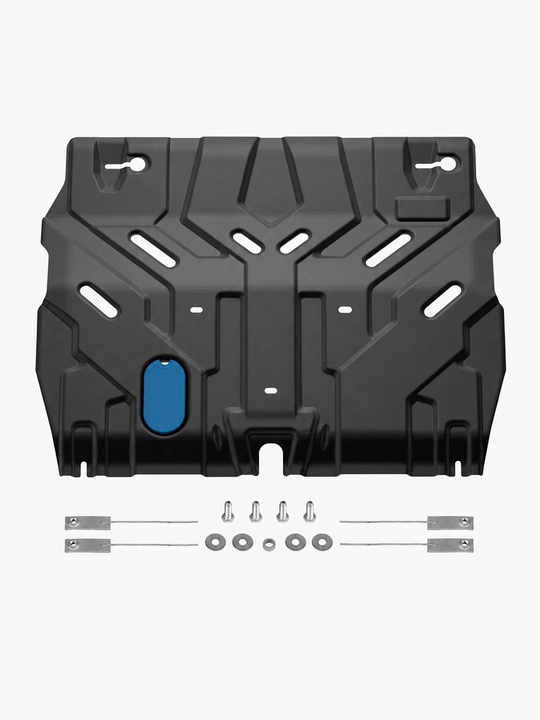 Защита двигателя + КПП + комплект крепежа Rival, сталь, Chevrolet Tracker 1 2