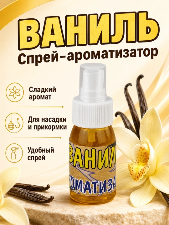 Активатор клёва для рыбалки, спрей-ароматизатор для насадки и прикормки