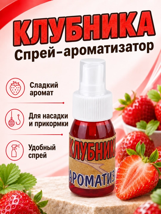 Активатор клёва для рыбалки, спрей-ароматизатор для насадки и прикормки