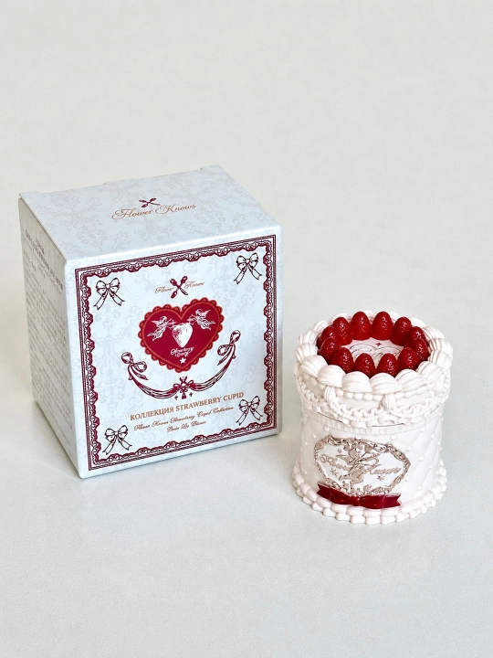 Flower Knows Strawberry Cupid lab kremi, baxmal-mat, V01–V09