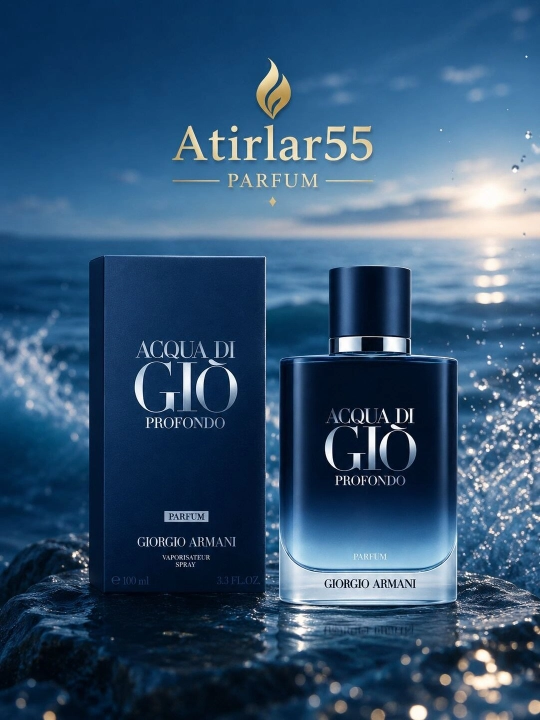 Parfyumlangan suv erkaklar uchun, GIORGIO ARMANI ACQUA DI GIO PROFONDO, 100 ml - 