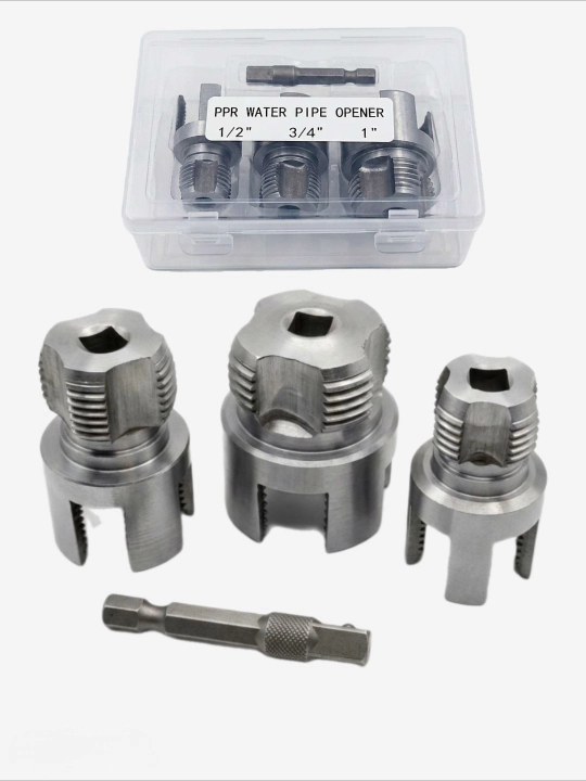 Набор Насадка для нарезки резьбы, для полипропилена, 3 шт 3/4"x1/2  1"