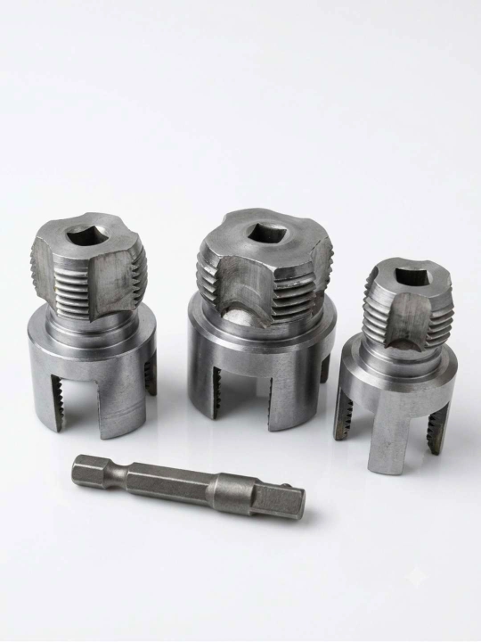 Набор Насадка для нарезки резьбы, для полипропилена, 3 шт 3/4"x1/2 х 1"