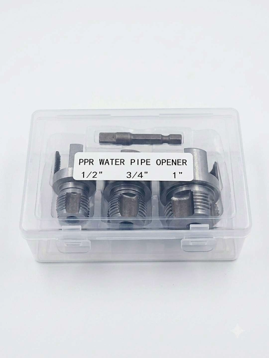 Набор Насадка для нарезки резьбы, для полипропилена, 3 шт 3/4"x1/2 х 1"