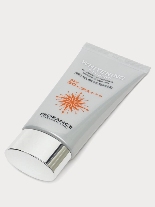 Солнцезащитный отбеливающий крем Prorance Whitening SPF 50+ PA+++, 70 мл - 
