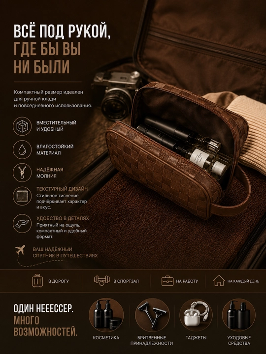 Барсетка для мужчин для повседневного использования