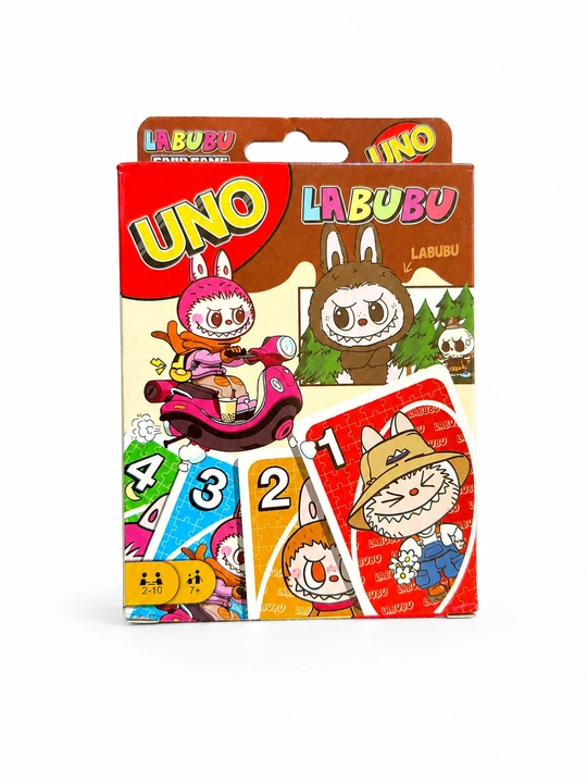 Kompaniya uchun UNO Hello Kitty, Stitch, Tom & Jerry, Labubu stol o'yinlari