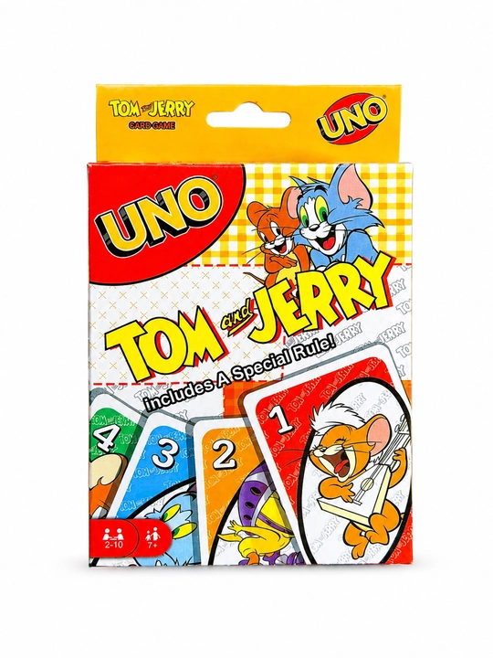 Kompaniya uchun UNO Hello Kitty, Stitch, Tom & Jerry, Labubu stol o'yinlari