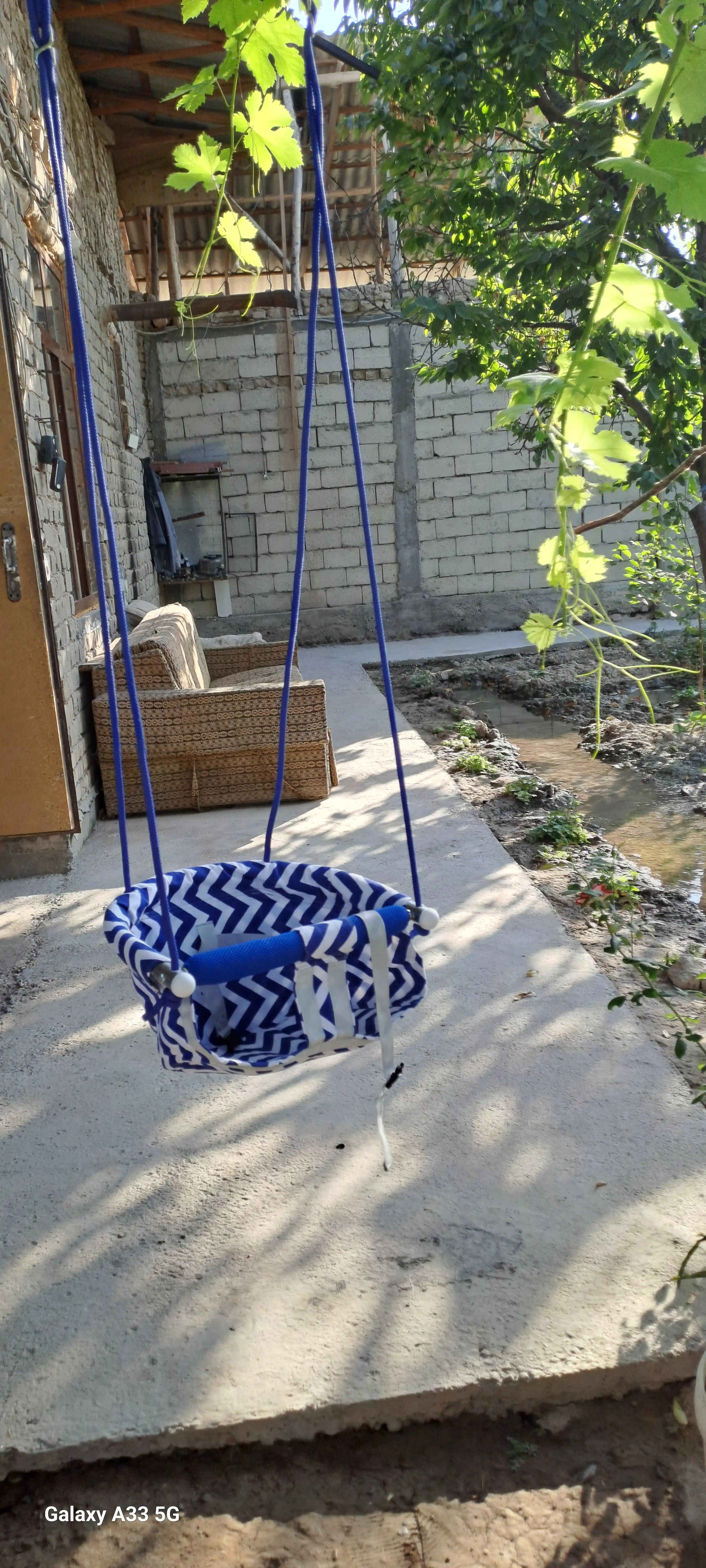 Детские подвесные качели из хлопка для дома и улицы