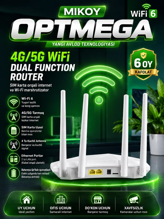 Wi-Fi роутер CPE, 4G 5G, с SIM-картой, двухдиапазонный роутер