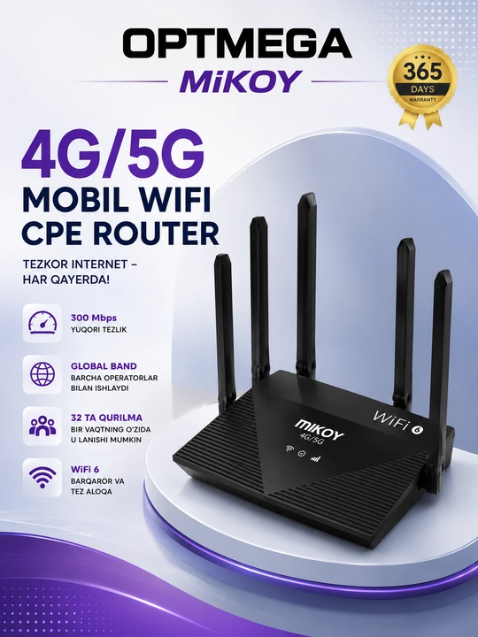 Wi-Fi роутер CPE, 4G 5G, с SIM-картой, двухдиапазонный роутер