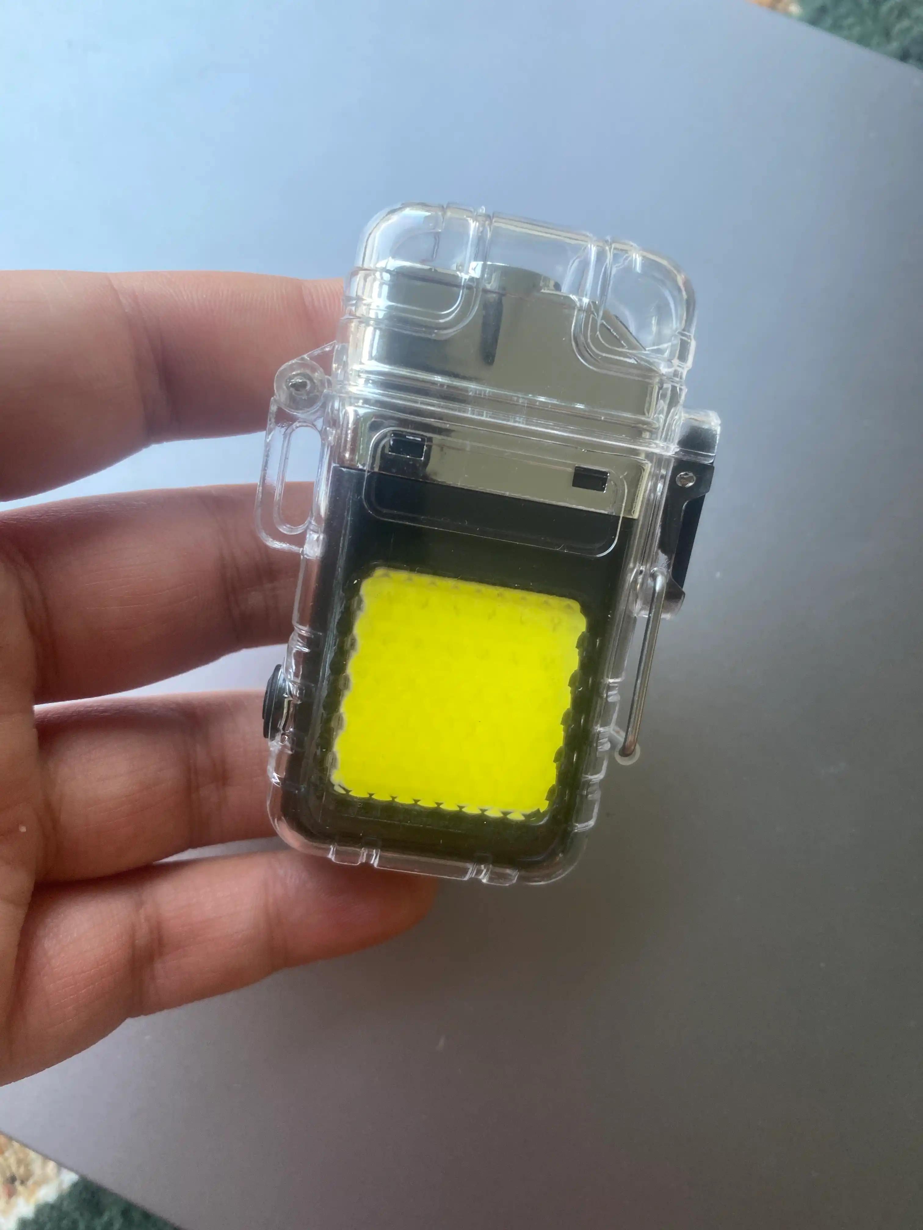 Premium elektron zajigalka va COB fonar, Type-C, suvga chidamli IPX4