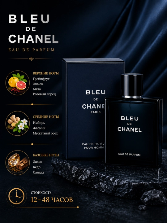 Parfyumlangan suv Bleu de Chanel - 