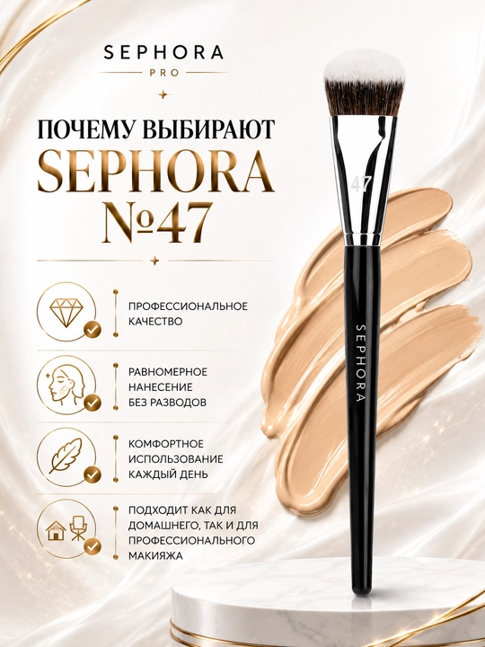 Professional makiyaj cho‘tkasi, Sephora Pro
