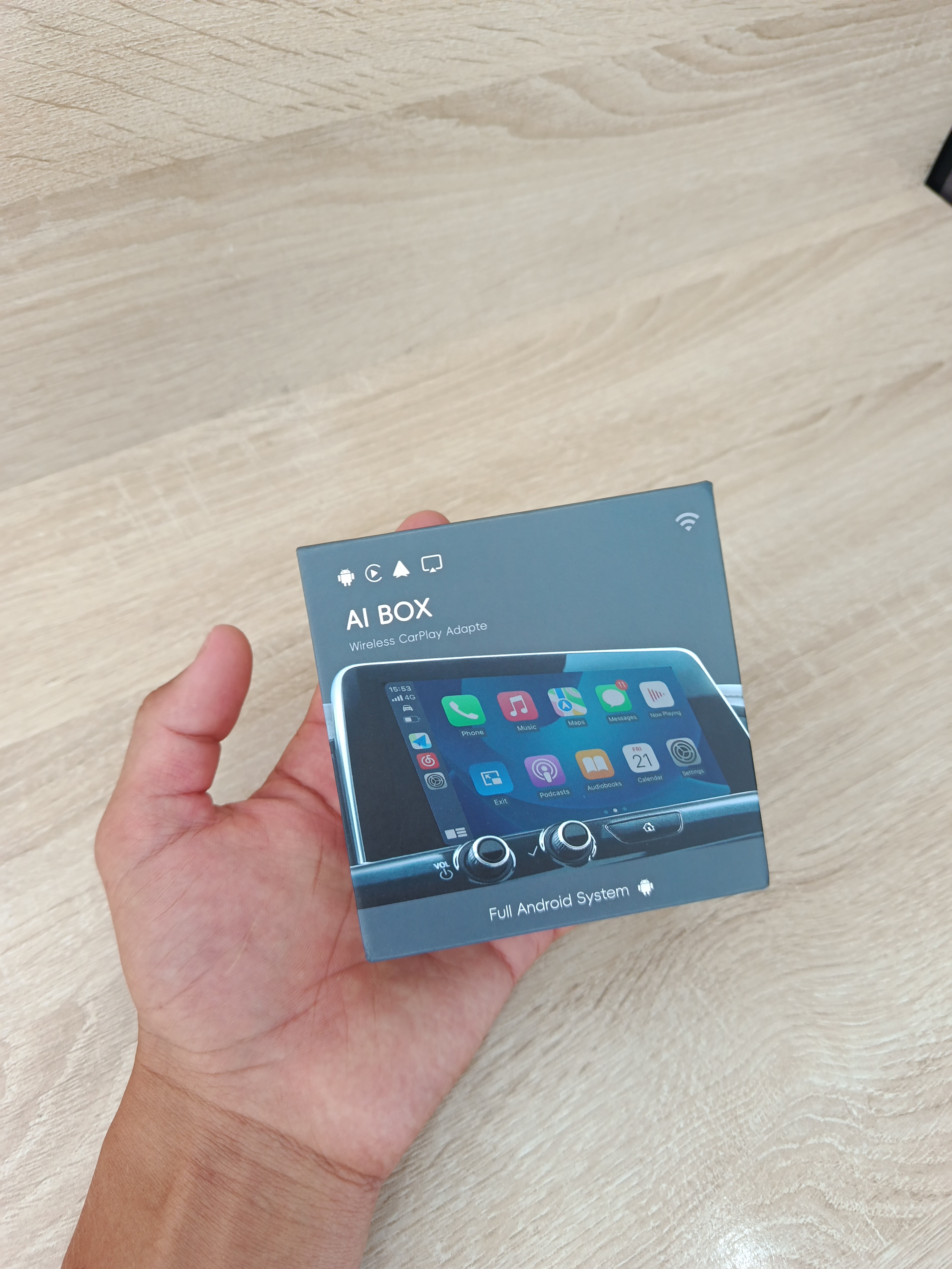Адаптер CarPlay, 3 в 1, AI Box поддерживает Android 13 и Android Auto