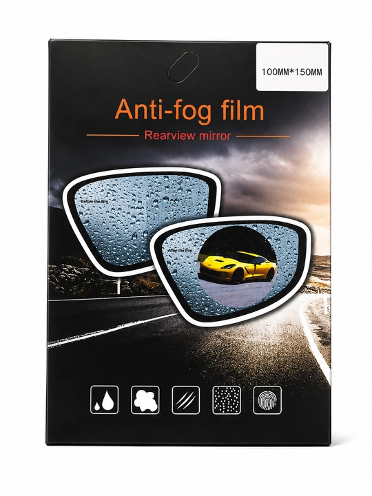 Avtomobil yon oynalari uchun suv o'tmas gidrofob plyonka, Anti-Fog Film