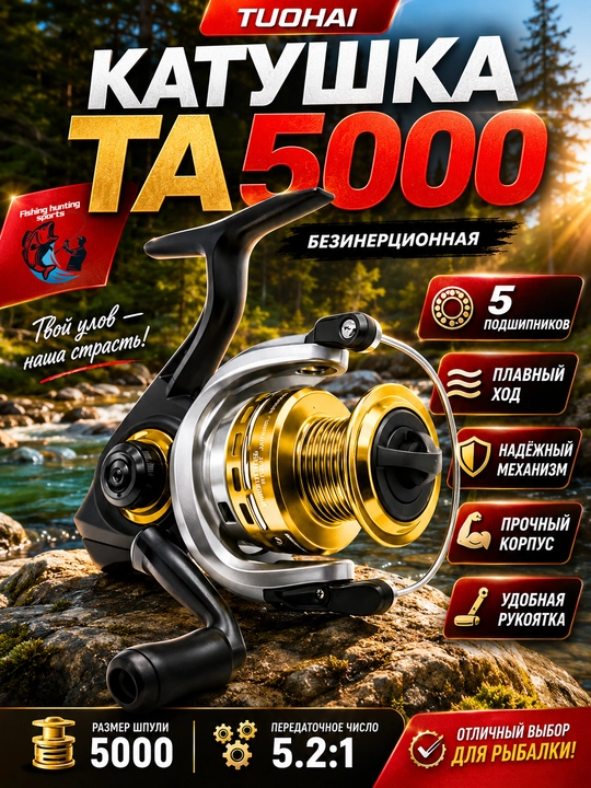 Катушка для спиннинга для рыбалки фидера - 