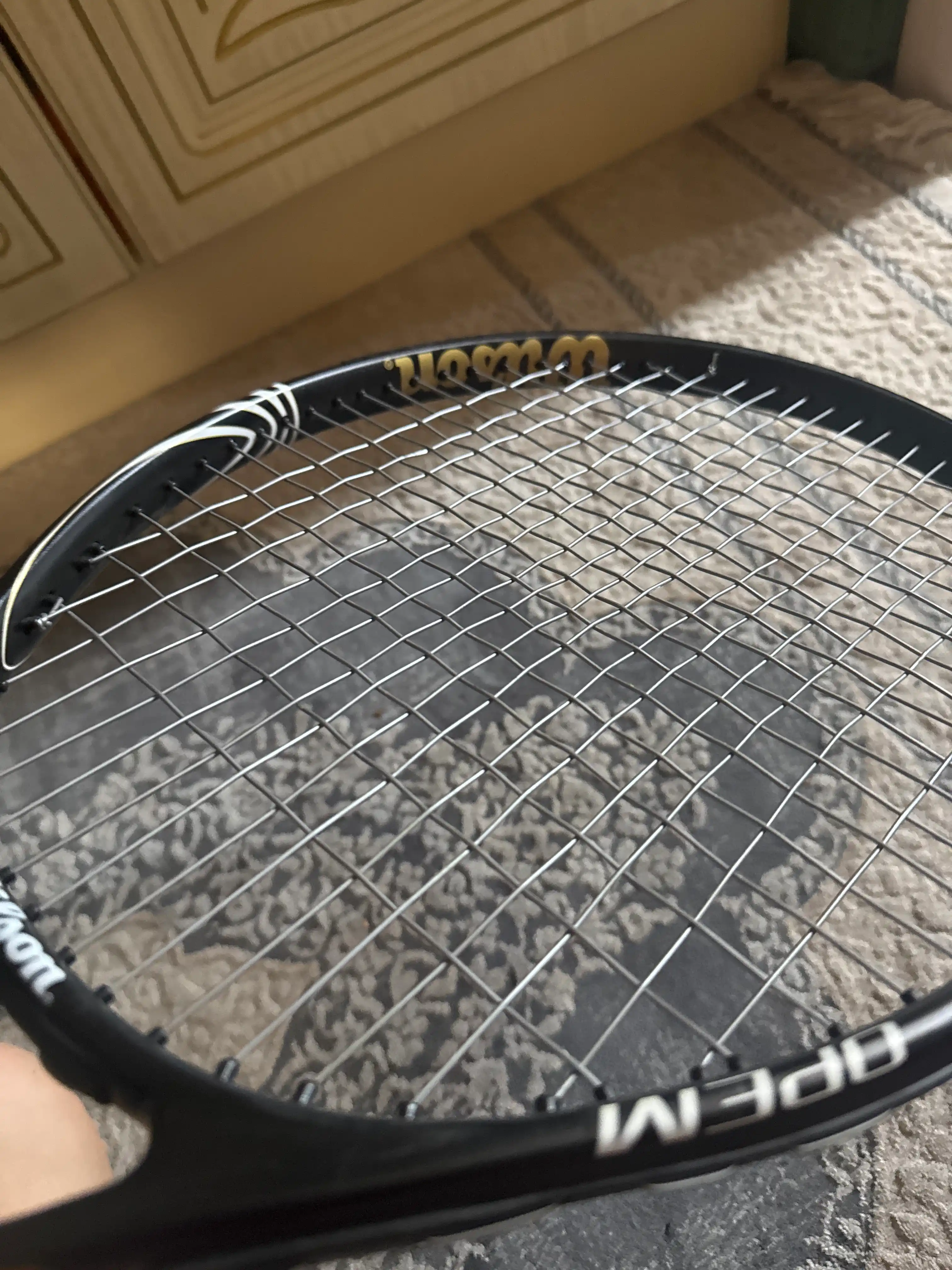 Wilson 3LX BLX tennis raketkalari. Texnologiya raketka ramasi materiali o‘rilgan