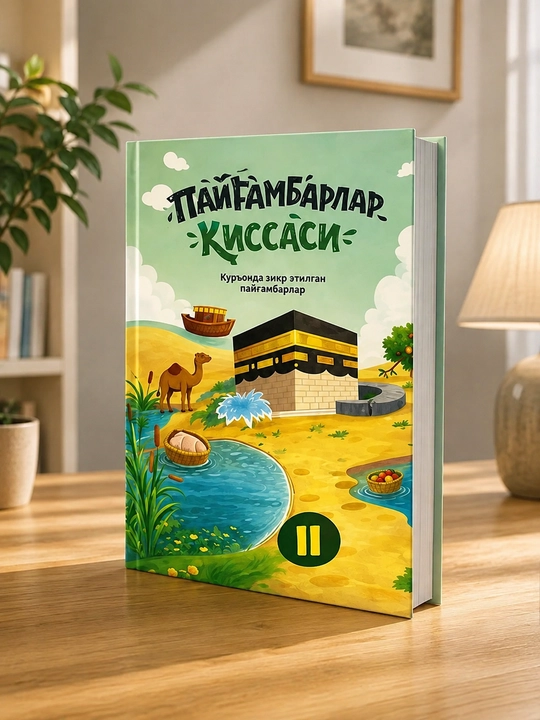 "Payg‘ambarlar qissasi" 4 jildli to‘plam | Bolalar uchun islomiy kitob | Qattiq muqova