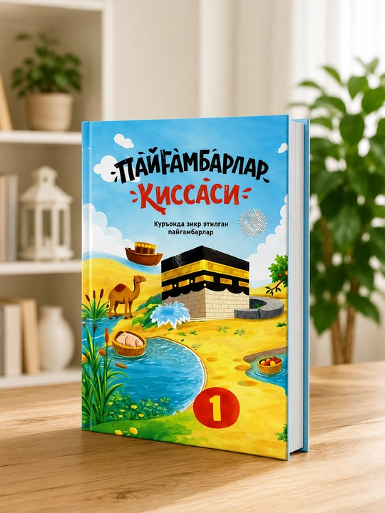 "Payg‘ambarlar qissasi" 4 jildli to‘plam | Bolalar uchun islomiy kitob | Qattiq muqova