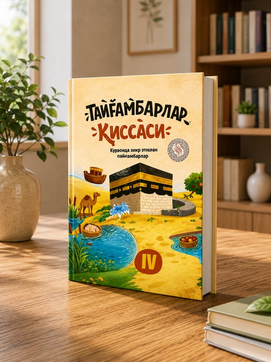 "Payg‘ambarlar qissasi" 4 jildli to‘plam | Bolalar uchun islomiy kitob | Qattiq muqova
