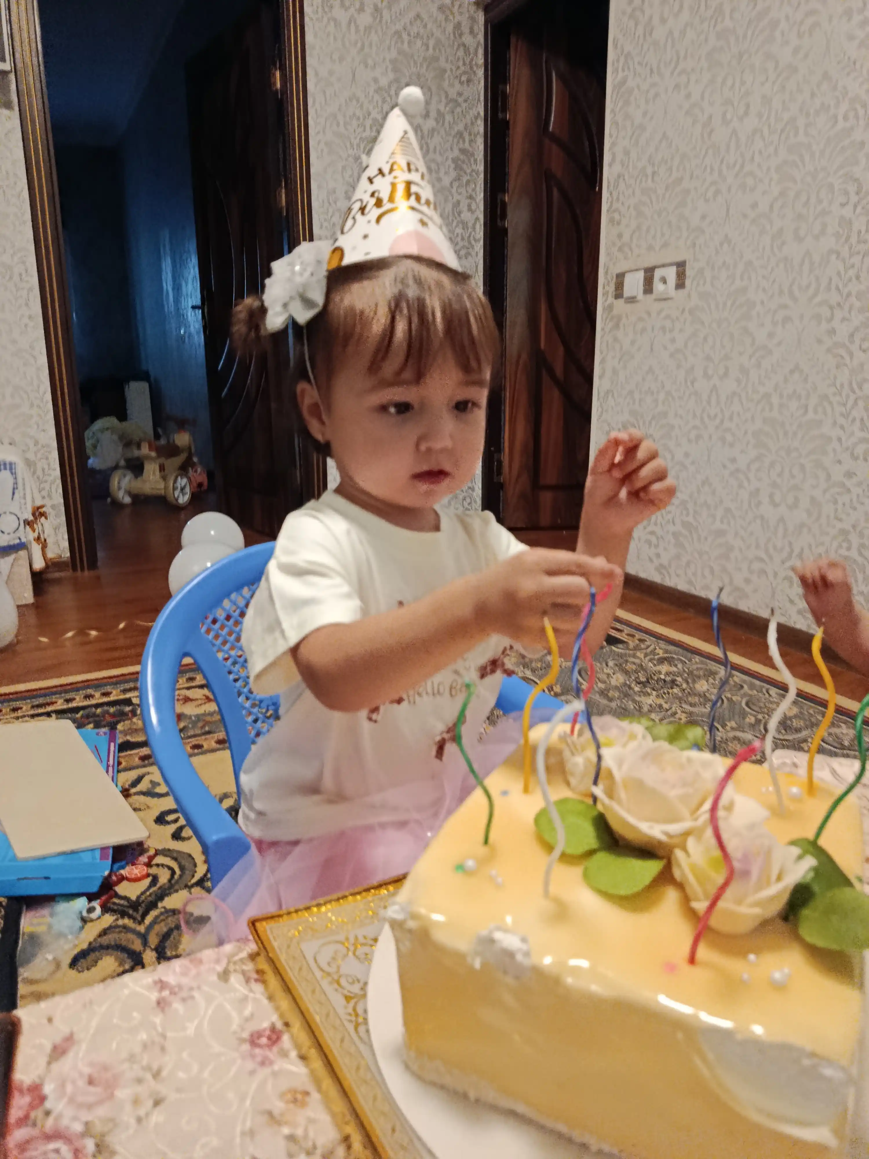 Шапки-колпаки для дня рождения набор 3 шт