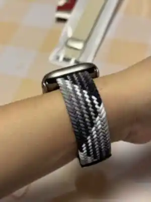 Tasma neylon Apple Watch 4,5,6,7,8,9,10,SE va Ultra uchun, o'lchami38/40/42/44/45/46/49 mm