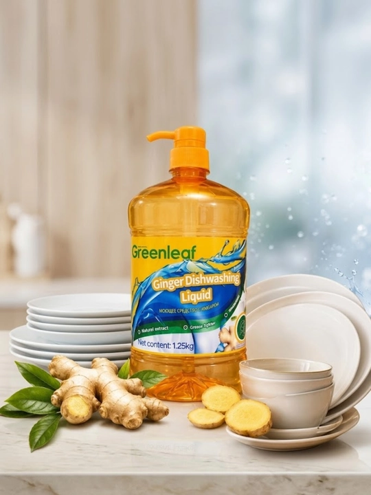 Ginger idish-tovoq uchun geli - 