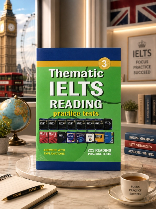 Thematic IELTS, Practice tests, ingliz tilini o'rganish, qo'llanma, IELTS ga tayyorgarlik - 