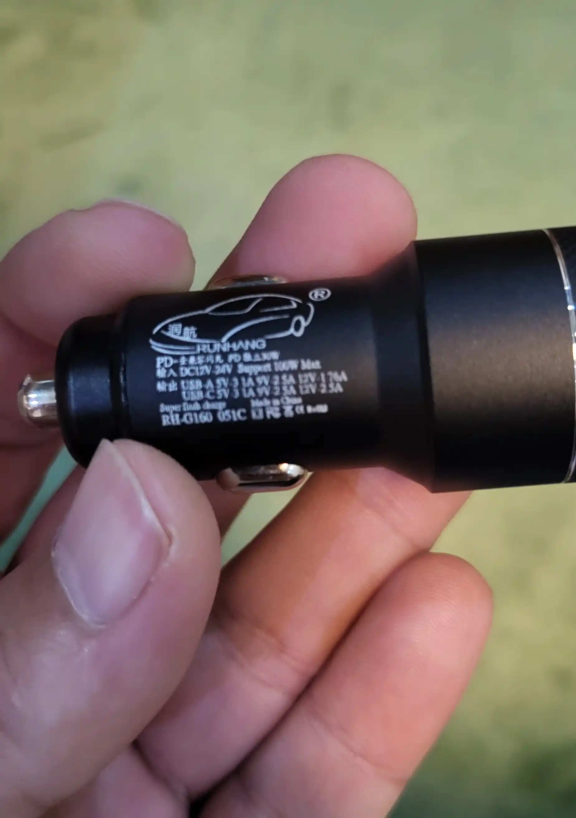 Автозарядное устройство 100W с поддержкой PD + USB