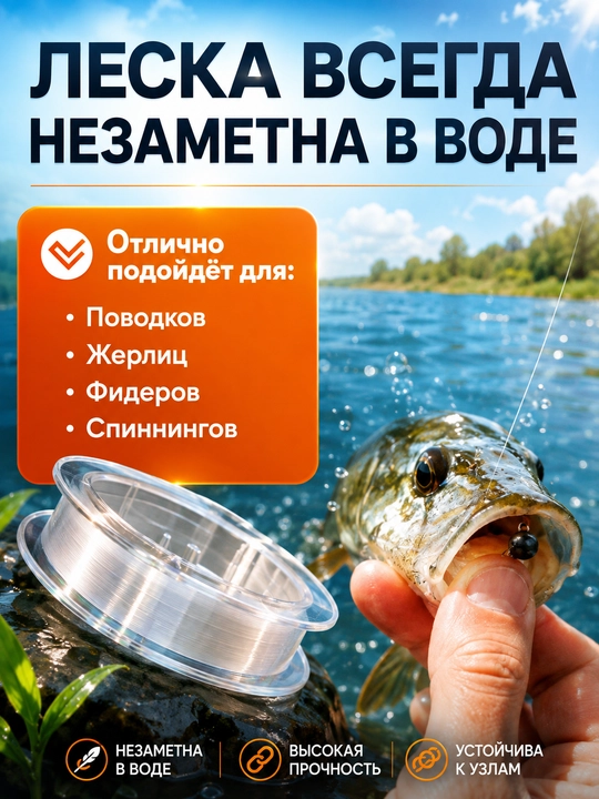 Baliq ovlash uchun monofilament leskalar — mustahkam va chidamli baliqchilik ipi
