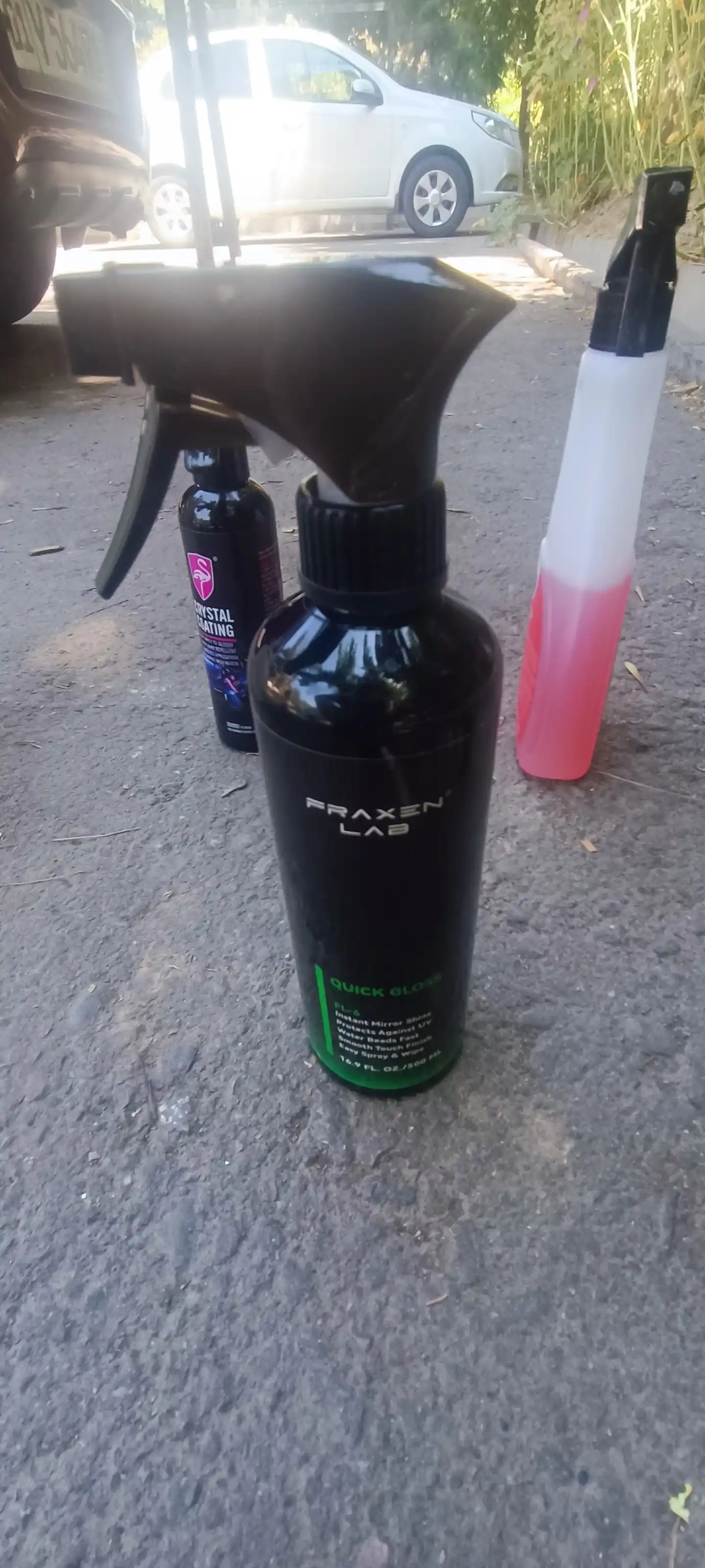 Спрей FraxenLab FL-6 Квик-Глосс, защита кузова, гидрофобный, блеск, 0,5 л