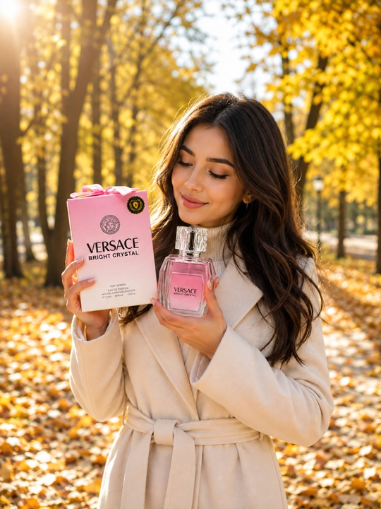 Versace Bright Crystal Eau De Parfum 100 ml ayollar uchun gulli mevali atir - 