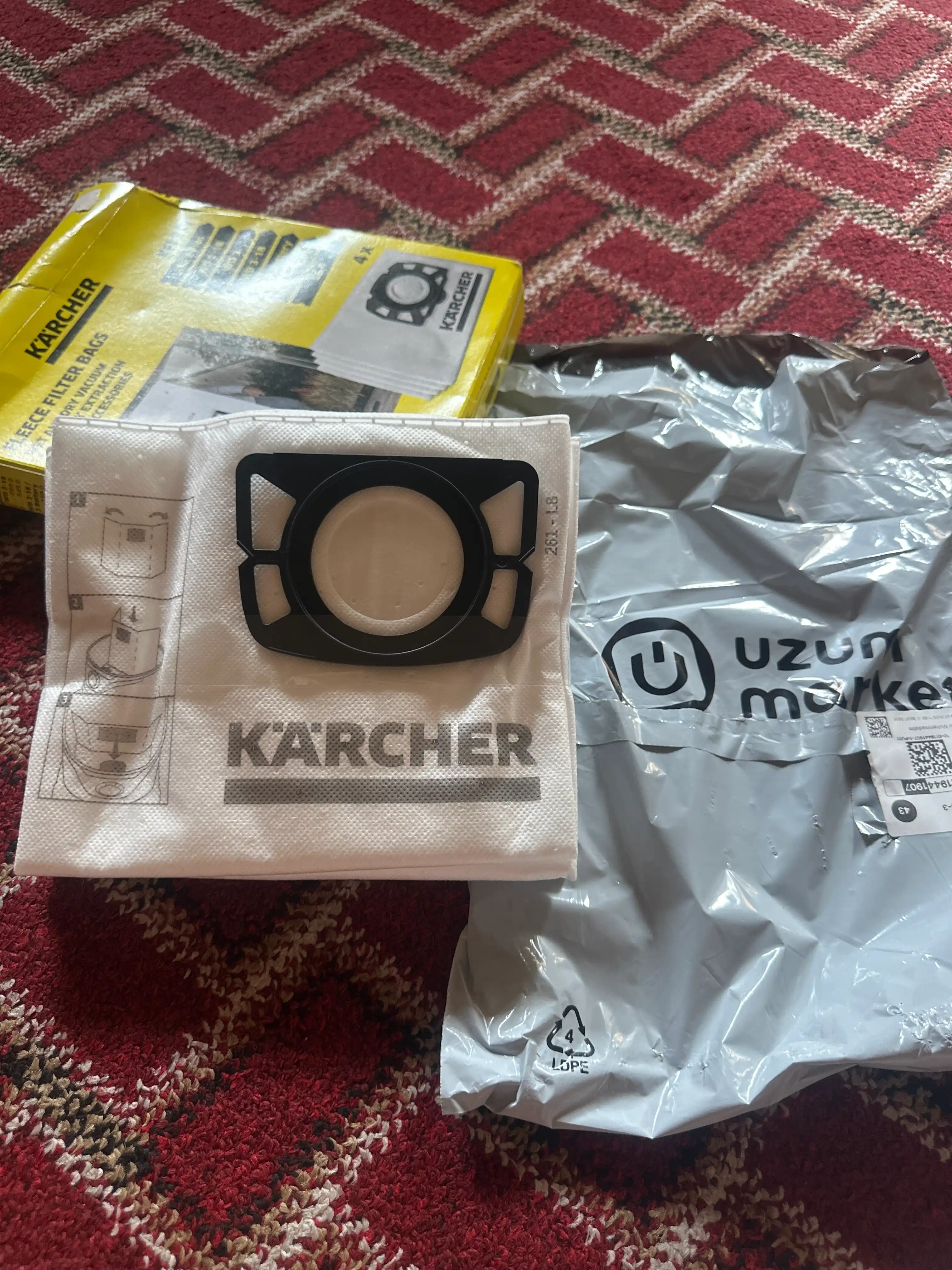Karcher WD 2/3, SE 4001/4002, 4 шт Фильтр-мешки для пылесосов серии 2.863-314.0