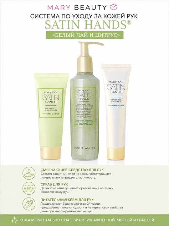 Система по уходу за кожей рук Satin Hands® - 
