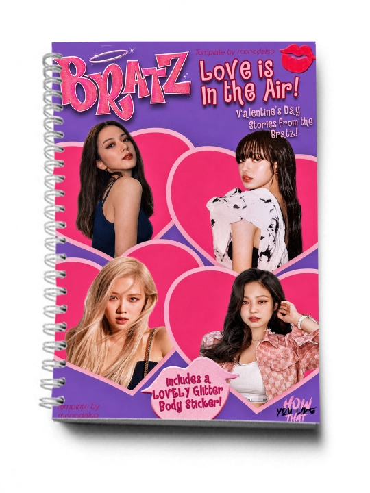 BLACKPINK, K-POP, Bloknot va Planner 2 tasi 1 da - 30 varaqli, 2 bo'limli