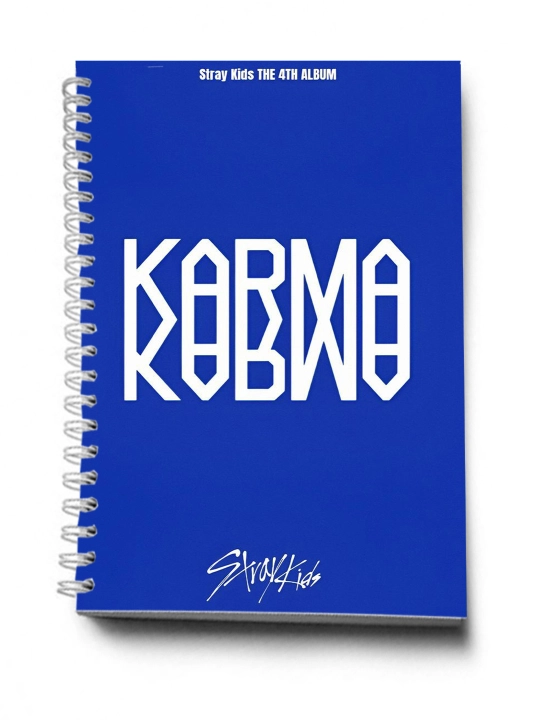 STRAY KIDS, K-POP, Bloknot va Planner 2 tasi 1 da - 30 varaqli, 2 bo'limli