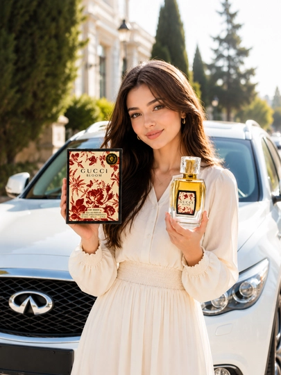 Gucci Bloom Eau De Parfum 100 ml ayollar uchun gulli oq gullar ifori