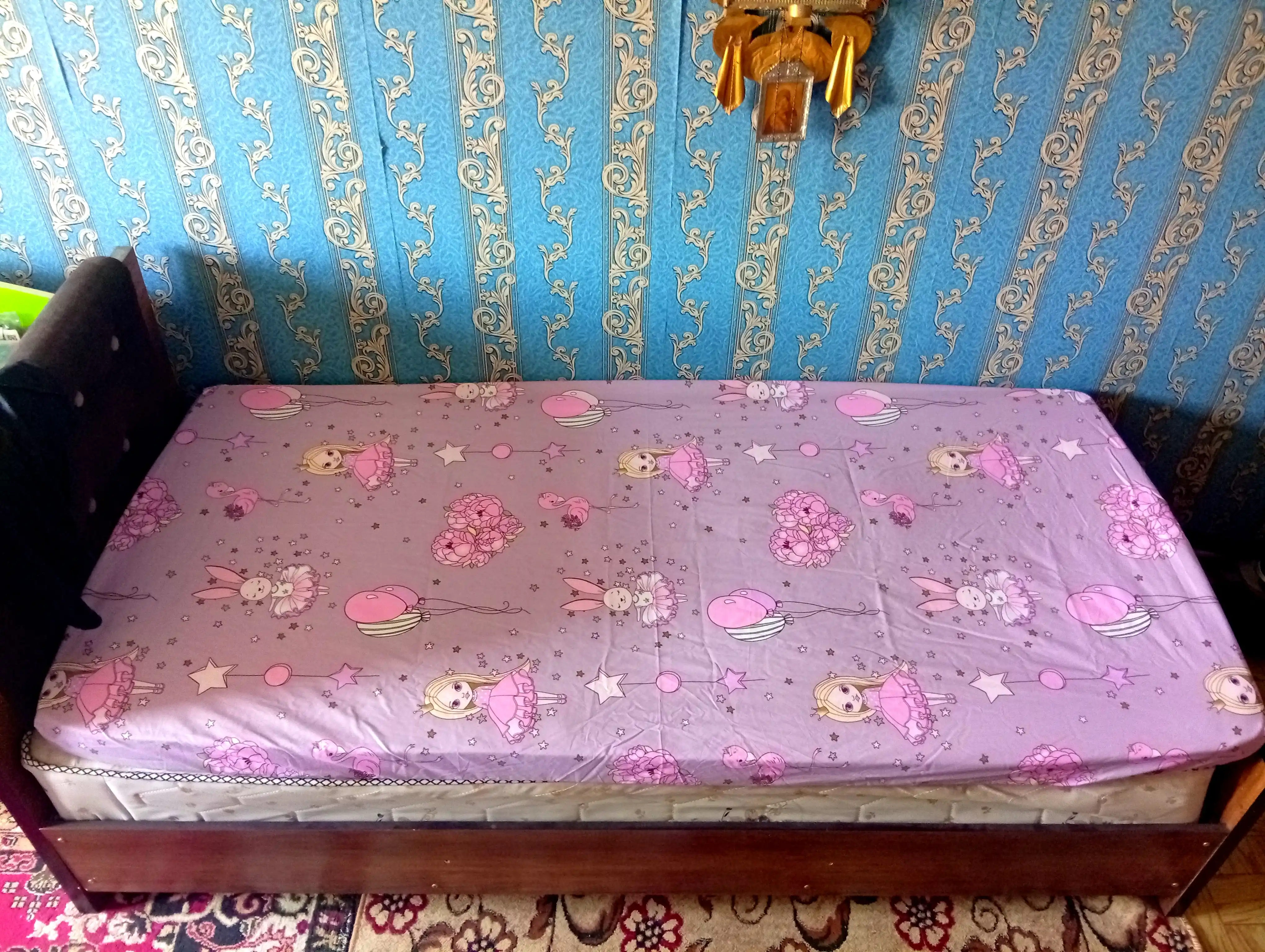 Простынь детская на резинке 190х85х25