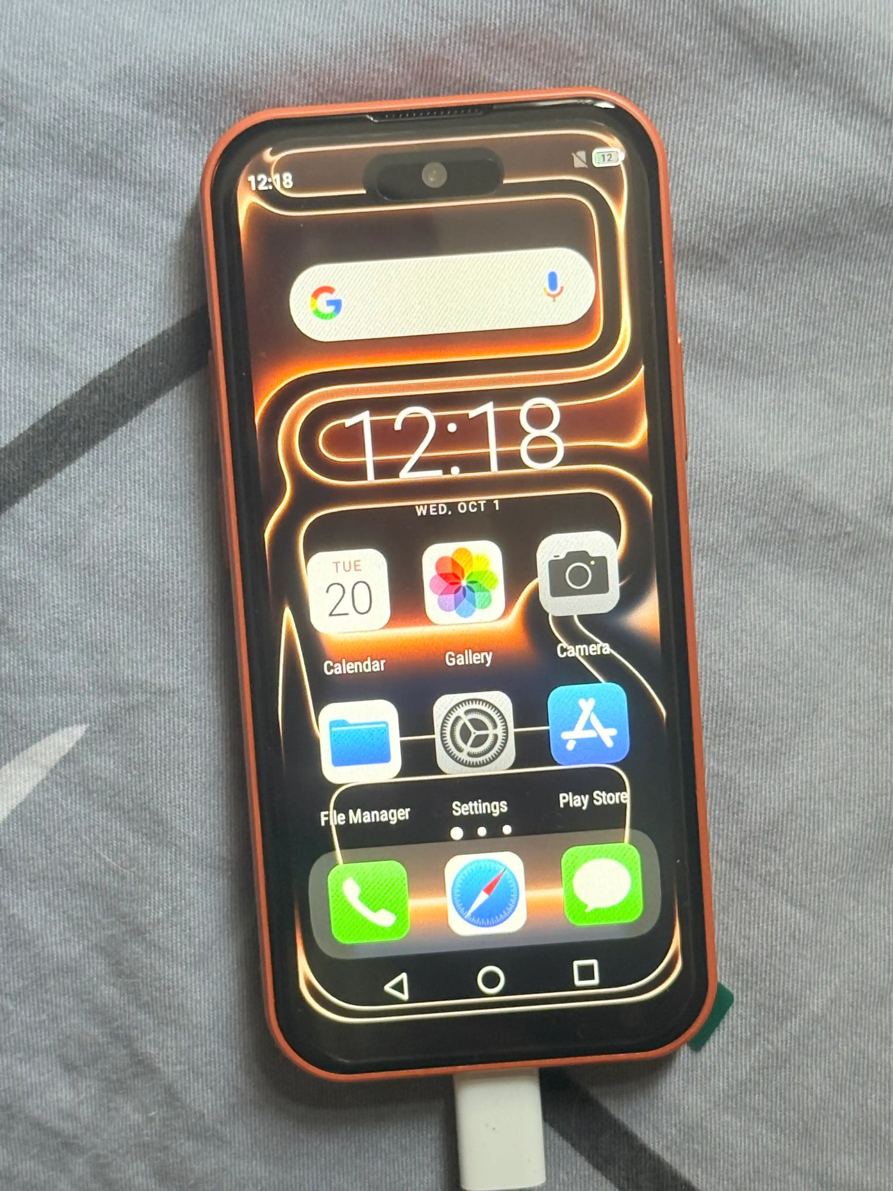 Mini sensorli ekranli telefon, mini smartfon, Android 12, 2/16 GB 4,5 dyuymli diagonal