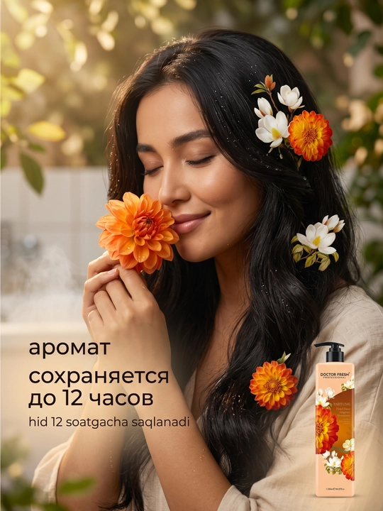 Шампунь для волос Doctor Fresh Parfume, парфюмированный, 8 ароматов, 1200 мл