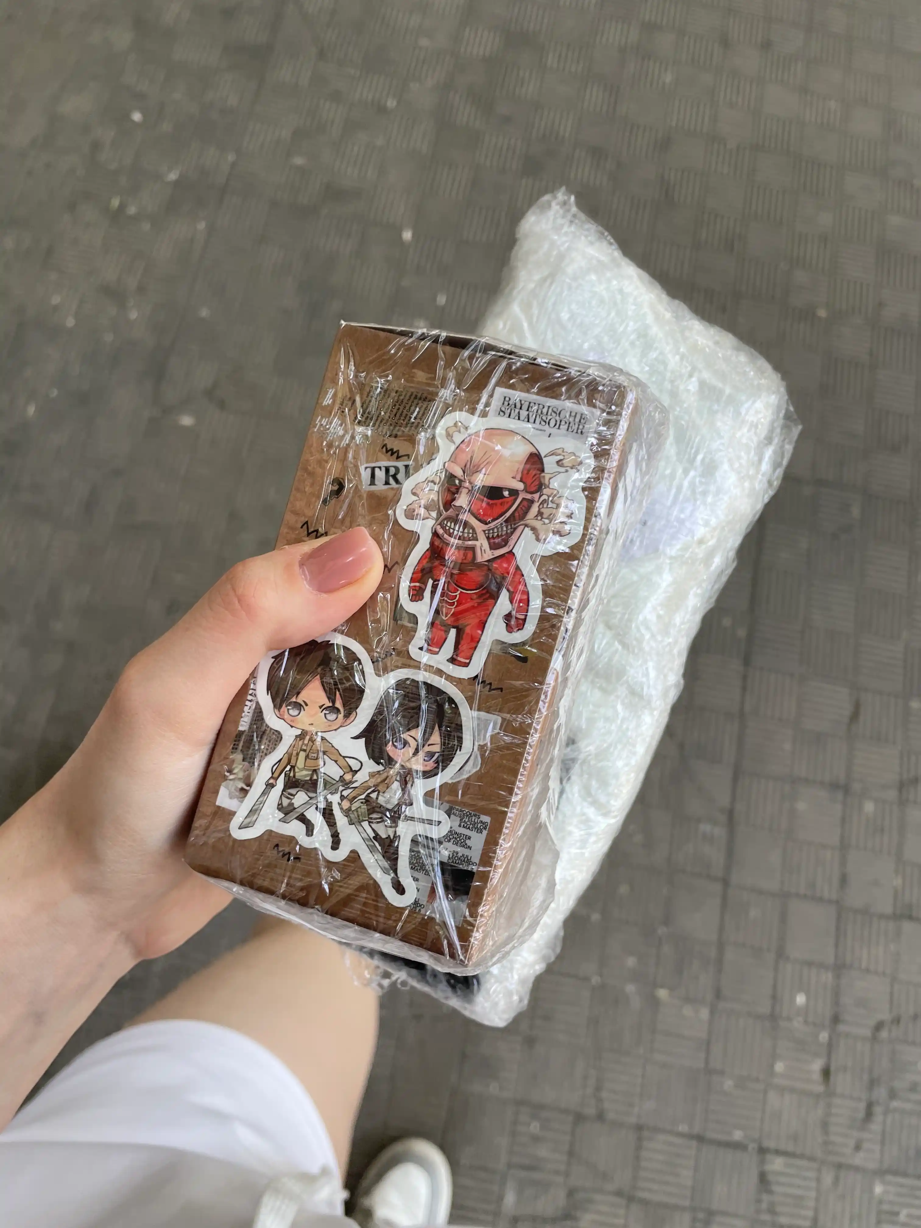 Сюрприз бокс Атака титанов аниме blind box коллекционная фигурка Attack on titan