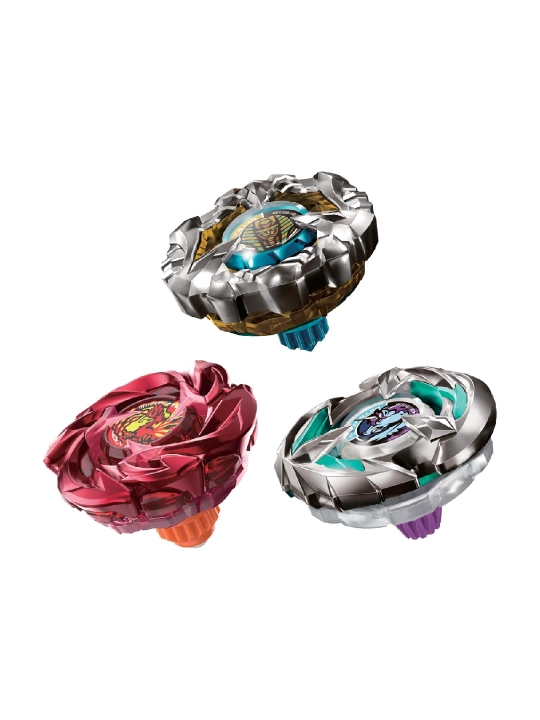 Beyblade X Drop Attack Battle Set Arena, 2 ta beyblade va uchirgichlar