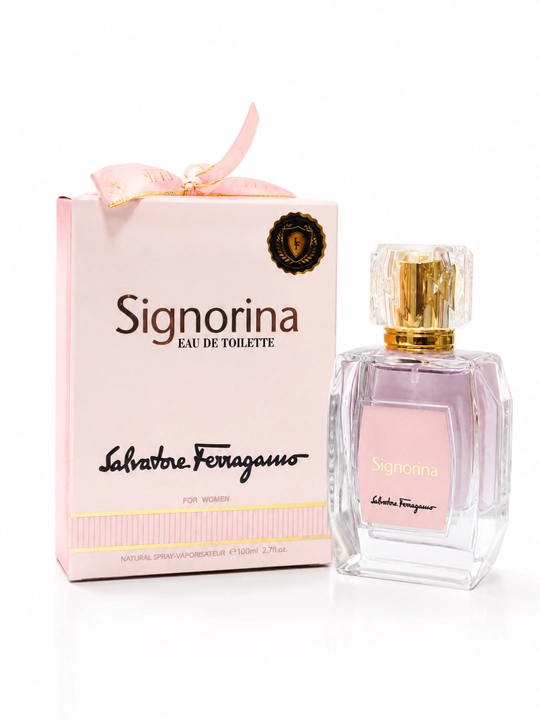 Signorina Eau De Toilette 100 ml ayollar uchun gulli mevali nafis atir - 