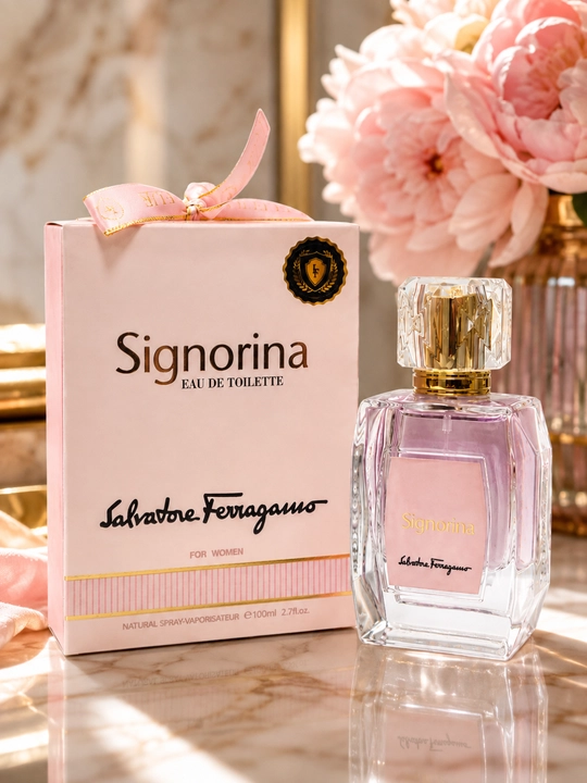 Signorina Eau De Toilette 100 ml ayollar uchun gulli mevali nafis atir