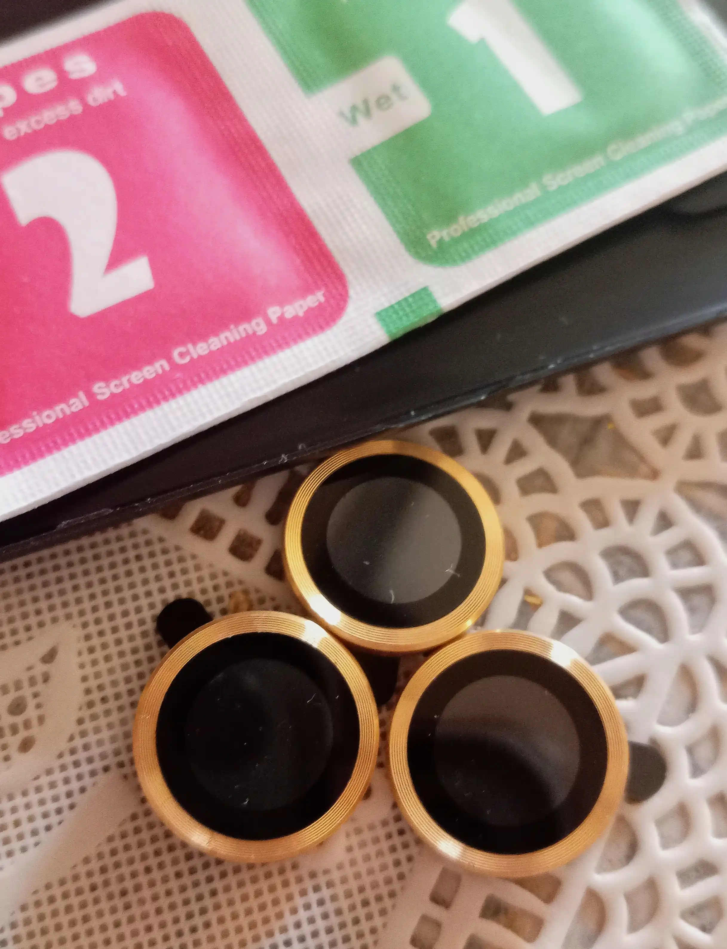 Kamera uchun himoya oyna iPhone 13 Pro, 11, 12, 14, 15, 16, 17 Pro/Pro Max g`ilof