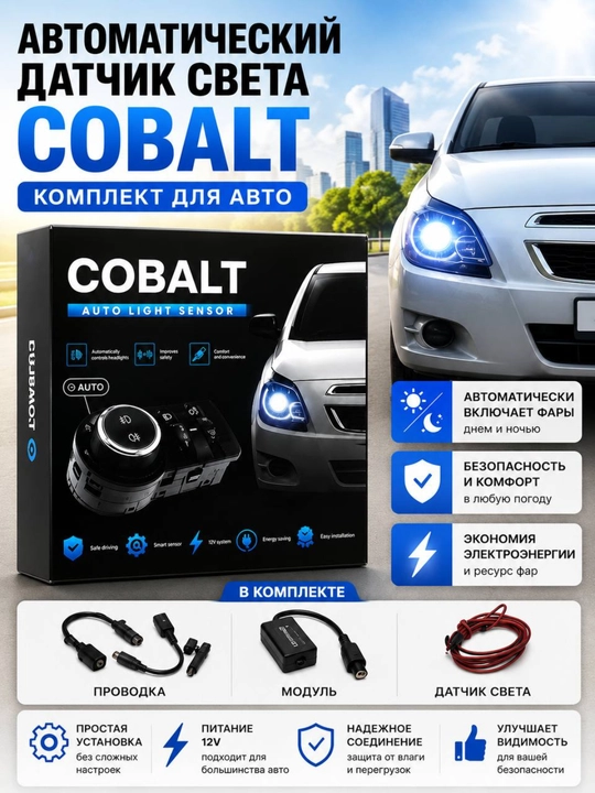 Chevrolet Cobalt uchun Smart Tunnel Sensori Plug & Play avtomatik fara datchigi - 