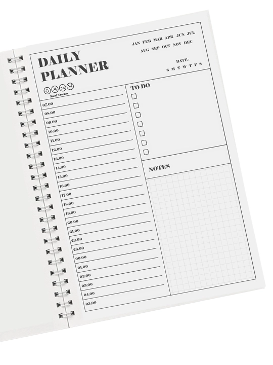 BTS, K-POP, bloknot va planner 2 tasi 1 da - 30 varaqli, 2 bo'limli