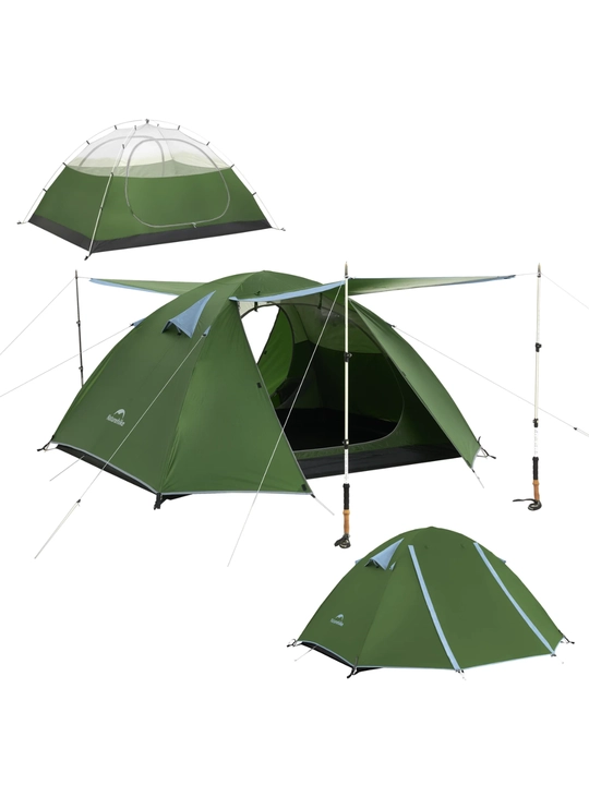 Naturehike Bleik Series Type B 2 kishilik sayyohlik chodiri, Forest Green