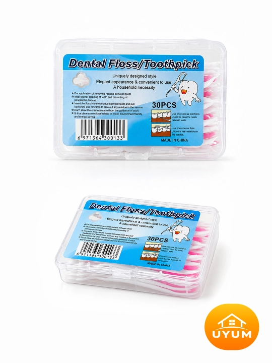Tish ipi flossiklar Dental Floss, tish tozalagich ipli zubochistka, 150 dona